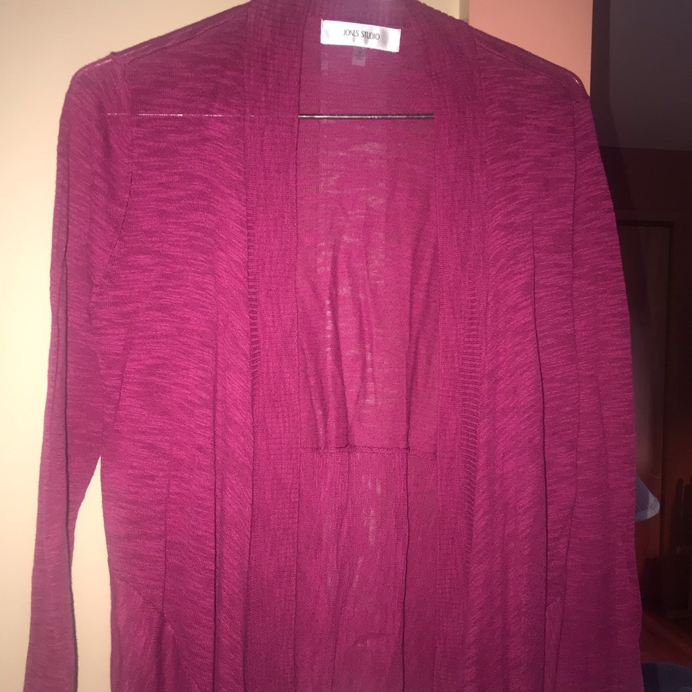 Dress Barn Jones Studio women’s M cranberry NWT